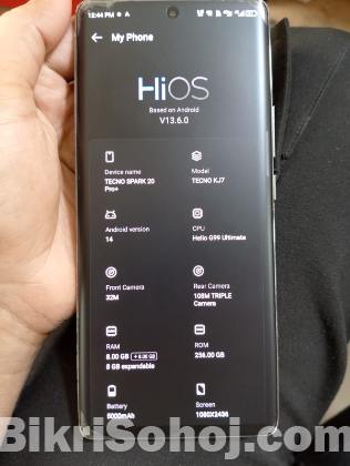 Techno Spark 20pro plus
